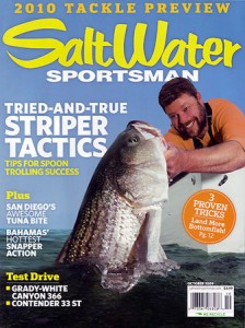 Eric Stapelfeld on the cover of Saltwater Sportsman 